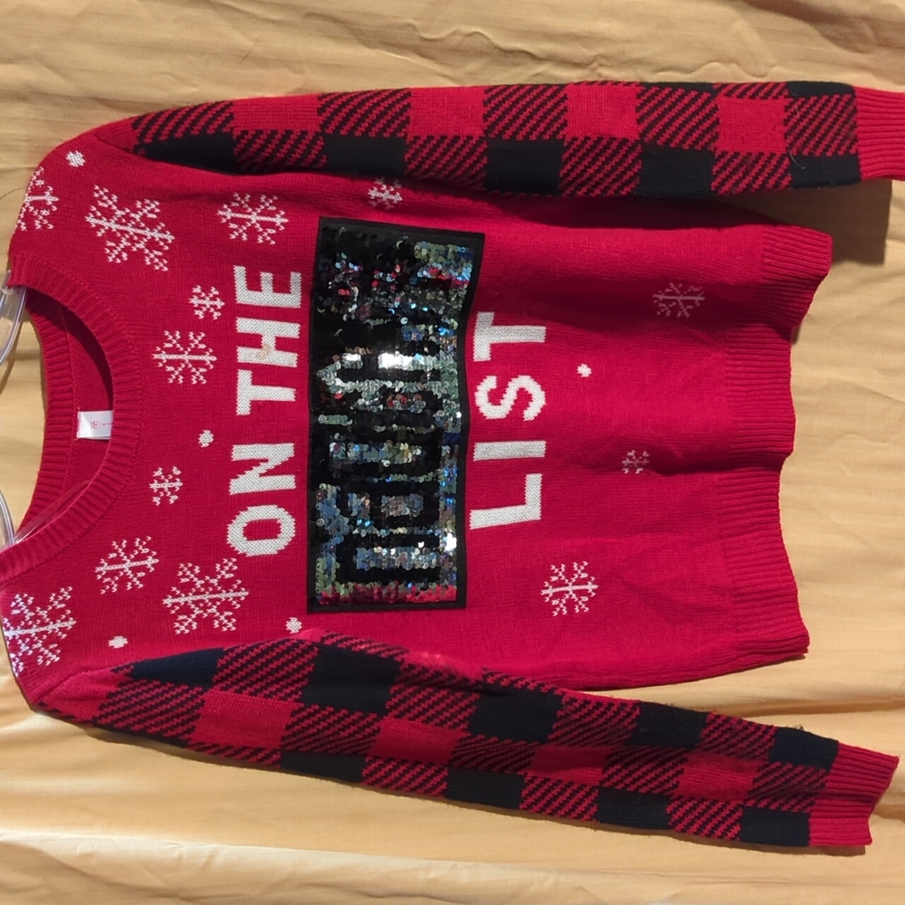 Winter Sweater On the Naughty list
